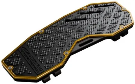 Heinz Bikes Performance Floorboards In Gold For Harley Davidson With Stock Floorboards (HB-PFB-G)