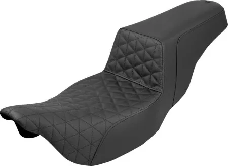 Saddlemen Extended Reach Tri-Gripper Step-Up Seat For Harley Davidson 2008-2024 FLHR, FLHT, FLHX & FLTR Touring Models (Does Not Fit 2023-2024 CVO Models) (808-07B-180)