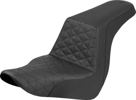 Saddlemen Tri-Gripper Step-Up Seat For Harley Davidson 2018-2025 Softail FLSB Sport Glide & FXLRS/FXLRST Low Rider S/ST Models (818-29-179)