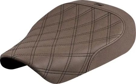Saddlemen Lattice Stitched Solo Seat In Brown For Harley Davidson 2021-2026 RH1250 Sportster S Models (821-36-002BLS)
