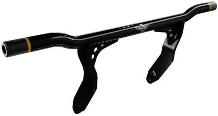 Heinz Bikes Performance Crash Bar In Black & Gold For Harley Davidson 1990-2017 Dyna Models (HB-PCB-FX-G)