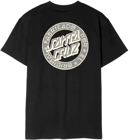 Santa Cruz Loco Dot T-shirt Black (ARM658817)