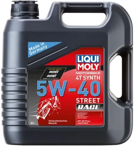 *24H Extra Transit TIME* Liqui Moly, 4T Synthetic 5W-40 Street Race Motor OIL. 4L (LM1685)