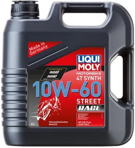 *24H Extra Transit TIME* Liqui Moly, 4T Synthetic 10W-60 Street Race Motor Oil 4L (LM1687)