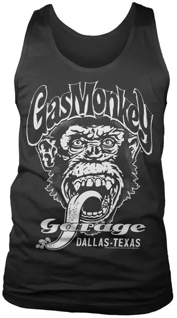 Gas Monkeys Garage GMG Dallas Texas Tank Top Black (ARM896127)