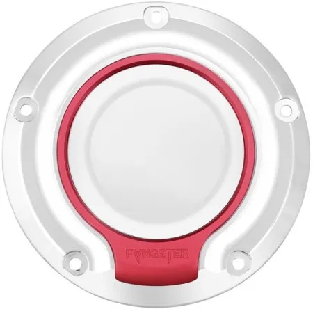 Fangster Derby Cover Chrome Red For 2016-2026 Touring, Trike & 2015 FLHTCUL, FLHTK  (713380)