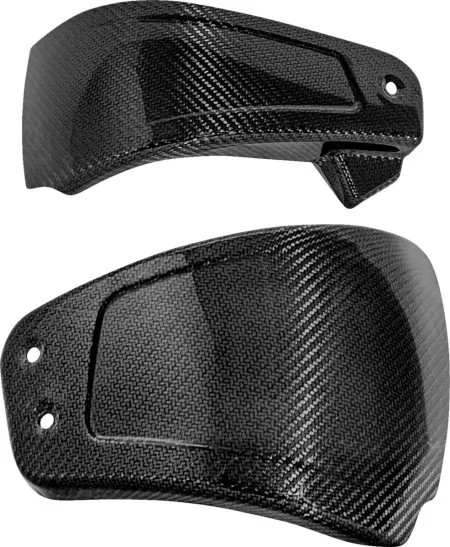 Saddlemen Carbon Fiber Side Covers In Gloss Finish For Harley Davidson 2025 FLFB Fat Boy, FLHCS Heritage, FXBB Street Bob & FXLRS/FXLRST Low Rider M8 Softail Models (CF-825-001)