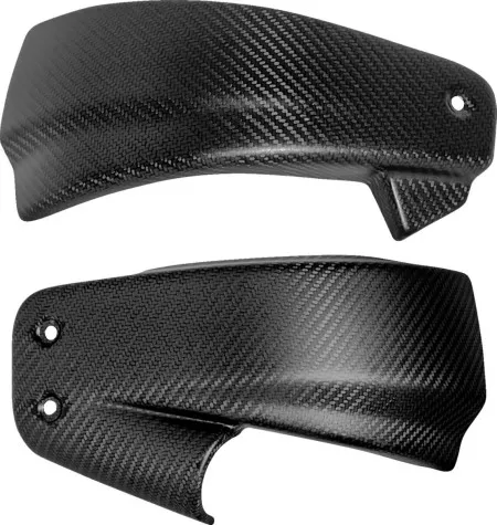 Saddlemen Carbon Fiber Side Covers (W/Remote Preload) In Matte Finish For Harley Davidson 2018-2024 FLFB Fat Boy & FXBR Breakout Models (CF-818-002M)