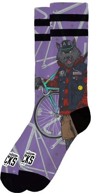 American Socks Cycling Wolf Signature Socks (ARM627227)