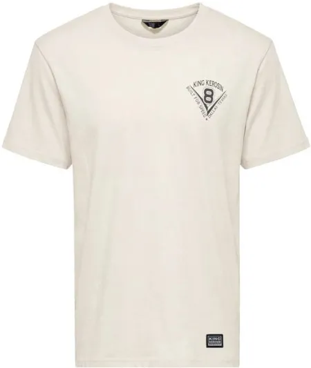 King Kerosin Daytona Speedway T-shirt Off White (ARM491127)