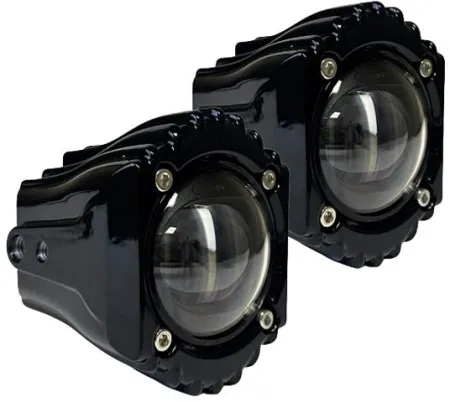 Custom Dynamics Shark Demon LED White Fog Lights For 2025-2026 Softail (SD-FOG-4W)