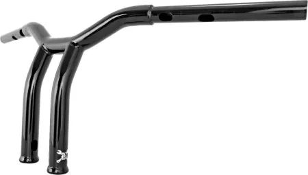 Burly Brand 10 Inch Dominator Handlebar In Black For Harley Davidson 2023-2026 Softail & Touring (Gen 2) Models (B12-6081B)