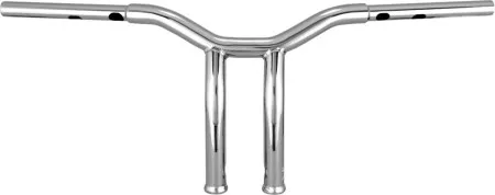 Burly Brand 10 Inch Dominator Handlebar In Chrome For Harley Davidson 2023-2026 Softail & Touring (Gen 2) Models (B12-6081C)