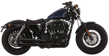Falcon, Double Groove 2 In 2 Exhaust SYSTEM. Black (ARM925427)