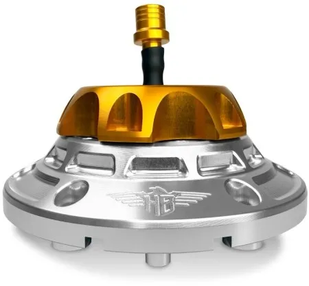 Heinz Bikes Performance Vented Gas Cap Set In Silver & Gold For Harley Davidson 2024-2026 Touring Models (HB-PVGC-T25-SG)