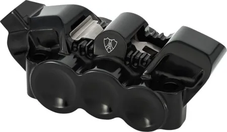 Arlen Ness Left 6 Piston Monoblock Radial Caliper In Black For Harley Davidson 2021-2026 Pan America & 2023-2026 FLHX & FLTR Touring Models (320-130)