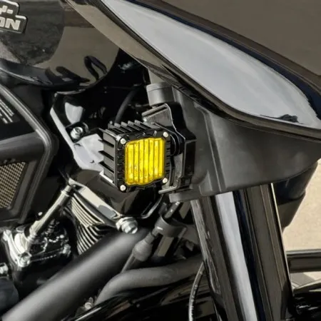Custom Dynamics Shark Demon LED Turn Signala For 2023 CVO Street Glide & 2024-2026 Street Glide (Gen 2) Models (SD-SG-FT-YB)