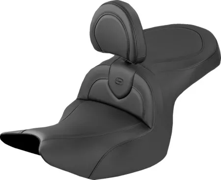 Saddlemen Roadsofa Seat With Drivers Backrest For Honda 2018-2026 GL1800 Goldwing Models (H18-07A-187BR)