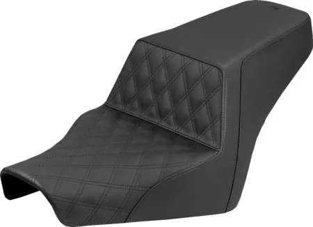 Saddlemen Lattice Stitched Front With Smooth Rear Step-up Seat For BMW 2022-2026 R18B & R18TC Models (B22-07-172)