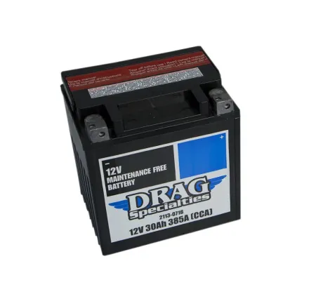 Drag Specialties Replacement Battery 385 CCA For 1997-2025 Touring & 2009-2025 Trike (B-STOCK) (DTX30L-FT-EU)