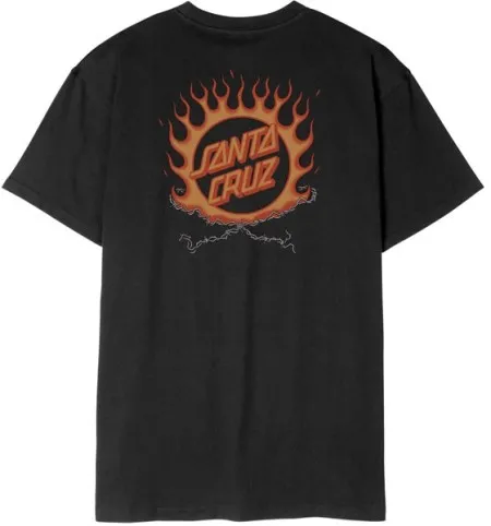 Santa Cruz Forging Dot T-shirt Black (ARM311627)