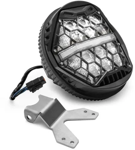 Killer Custom Honeycomb 5.75 Inch LED ECE Approved Headlight For Harley Davidson 2018-2026 Street Bob FXBB, 2020-2026 Low Rider S FXLRS & 2025-2026 Breakout FXBR Softail Models (HDL534)